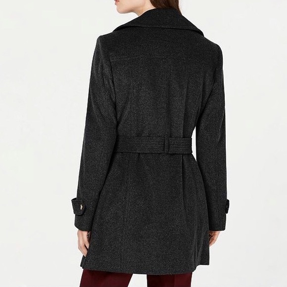 Michael Kors | Asymmetrical Belted Coat - Picture 3 of 3